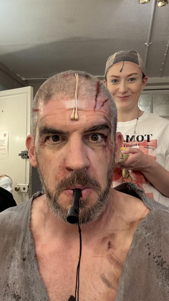 James Harrington with the Resono Go in Les Miserable