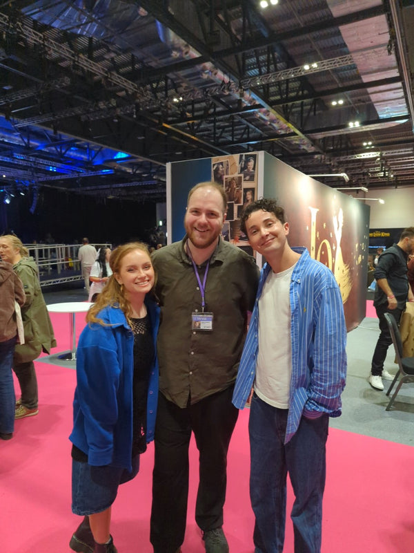 Rayvox at MusicalCon with Ryan Kopel and Lauren Conroy