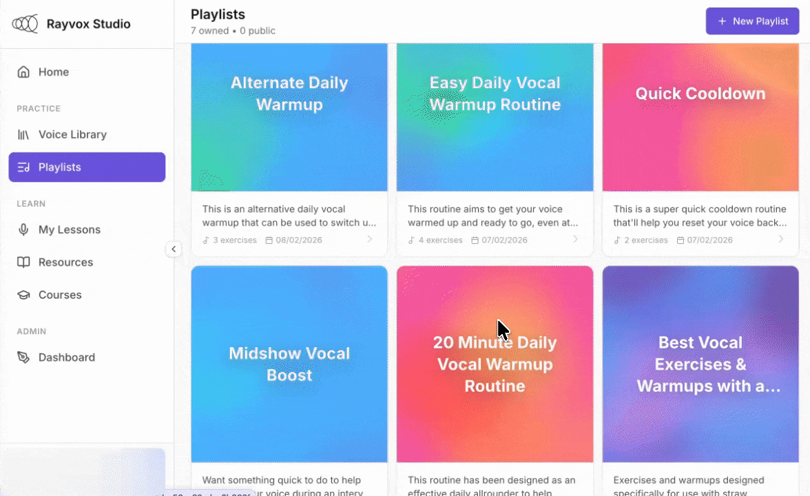 Resources page showing product guides for Resono Pro, SOVT Book, Resono Go, and Resono Flex