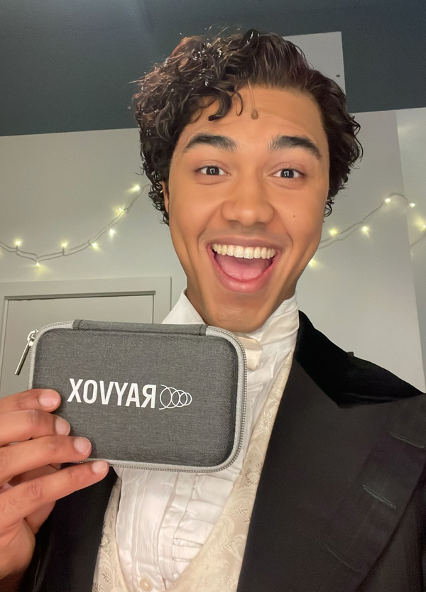 Customer using Rayvox product