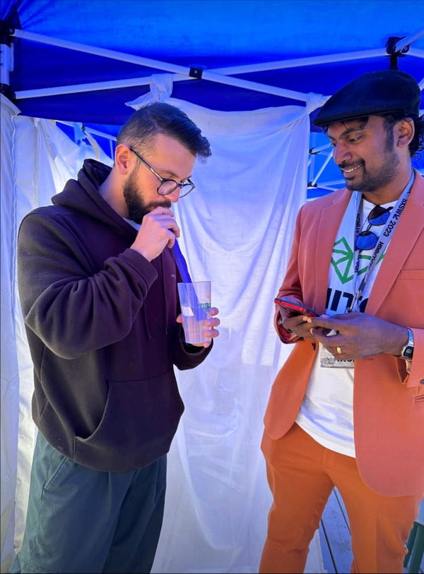 Customer using Rayvox product